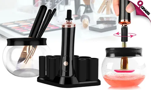 Portable Electronic Makeup Brush Cleaner & Dryer!